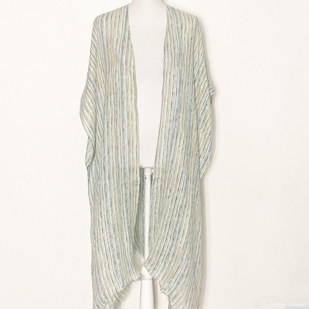 ✔️NWT-TREASURE & BOND|Oversized Linen Ruana|OS - Picture 3 of 7